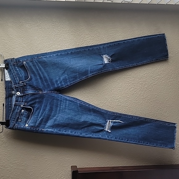 Rag & Bone - Women Torn Skinny Jeans